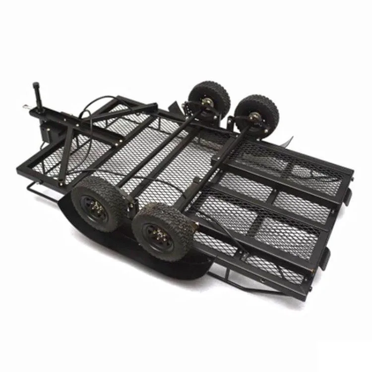 Металлический большой прицеп для радиоуправляемых автомобилей 1/8 1/10 TRX4 D90 SCX10