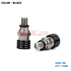 Front Fork Air Bleeder Relief Valve for MX Dirt Bikes and Motorcycles (Black)