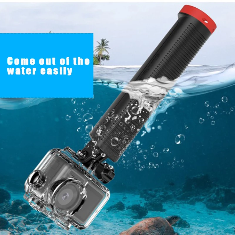 

New Action Camera Waterproof Floating Handle Water Sport Pole Diving Stick Compatible with GoPro Insta360 DOM668