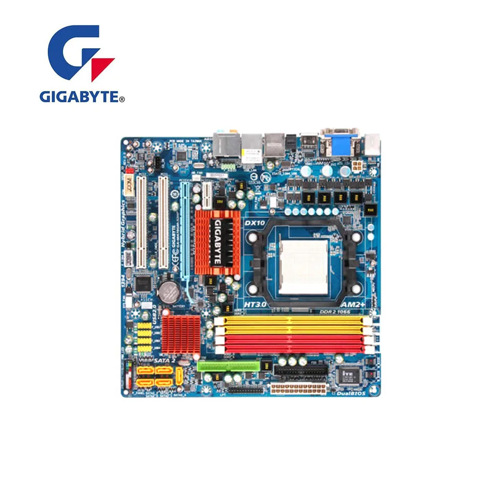Материнская плата для GIGABYTE GA-MA78GM-S2HP компьютера USB 760 б/у материнская AM2 DDR2 AMD 780G 770G |