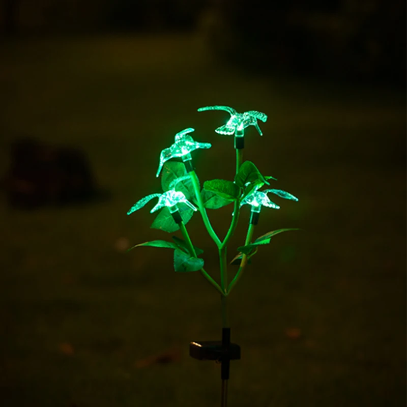 

LED Solar Colorful Garden Light LED Solar Outdoor Simulated Butterfly Bird Lawn Light Christmas Decorations Solar Light