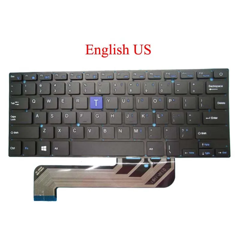 Ноутбук US SP IT AR с клавиатурой для Irbis NB44 XK HS002 MB27716023 Аравия итальянский испанский
