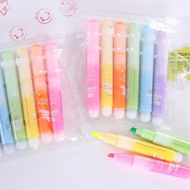 1 Set Lytwtw's Mini Graffiti Watercolor Pen Painting Pen Markers Drawing  Colorful Mark Pen Highlighter - AliExpress