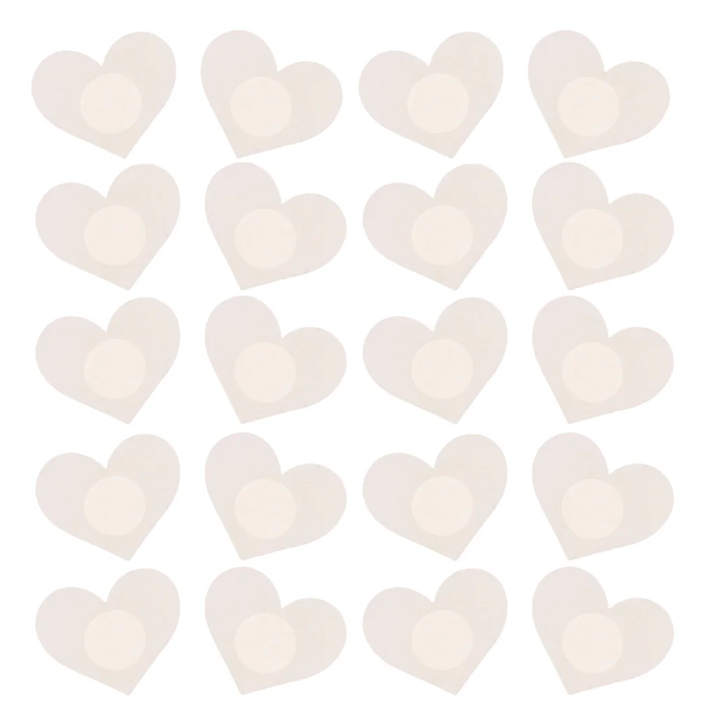 20 Pieces Women Sexy Nipple Covers Disposable Adhesive Breast Pasties Nipple Sticker Breast Self-adhesive Breast Pasty Petals