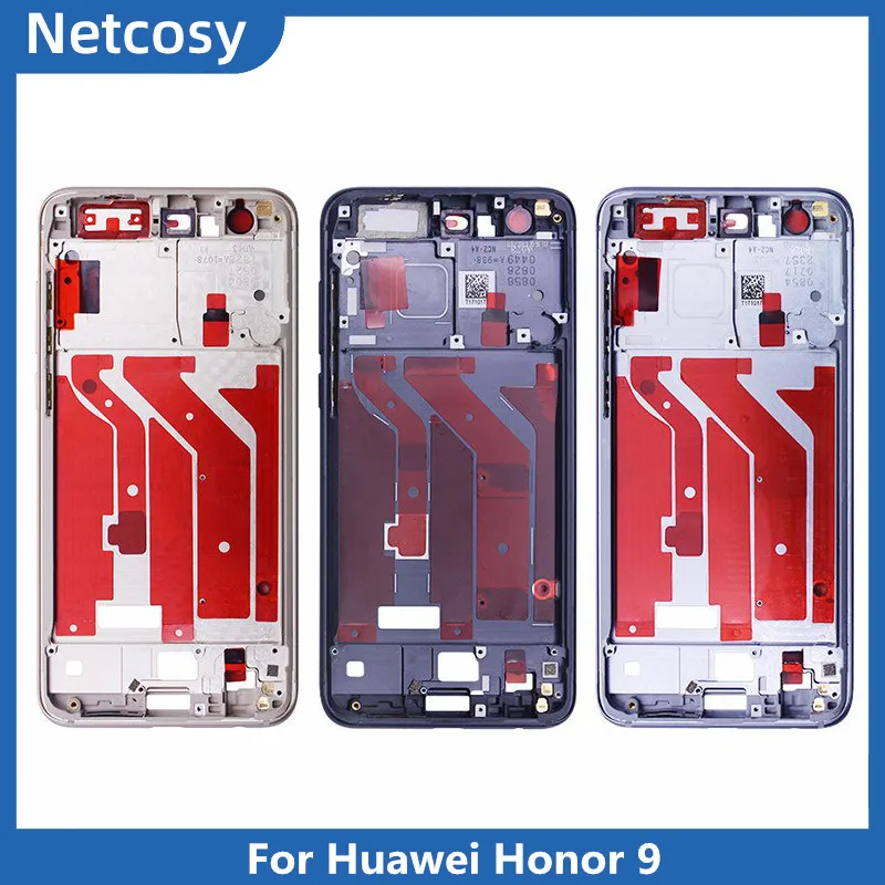 

For Huawei Honor 9 Housing Middle Frame Bezel Plate Cover Repair For Honor 9 Cover For Huawei Honor9 Honor 9 Mid Faceplate