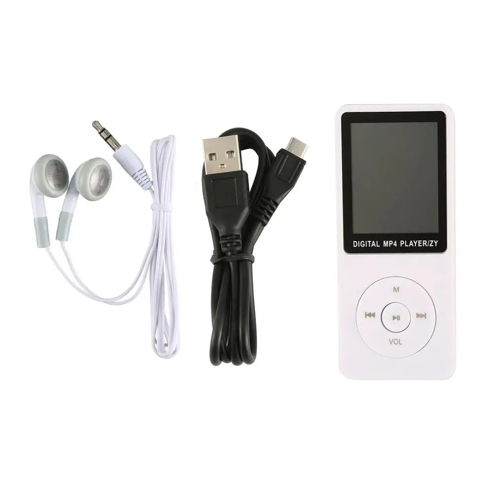 Спортивный MP3 ультратонкий легкий переносной экран MP3 музыкальный плеер MP4 портативный 1,8 дюймов Студенческая карта вставки