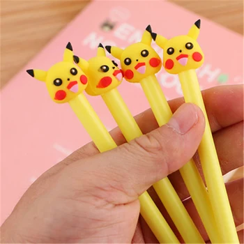 

1pcs Kawaii pen cute pocket pet elf Pokemon gel pen student stationery pen office accessories korean school gift