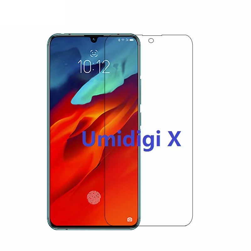 Protective Case On For Umidigi X Screen Protector Full Cover For UmidigiX glass Case Cover