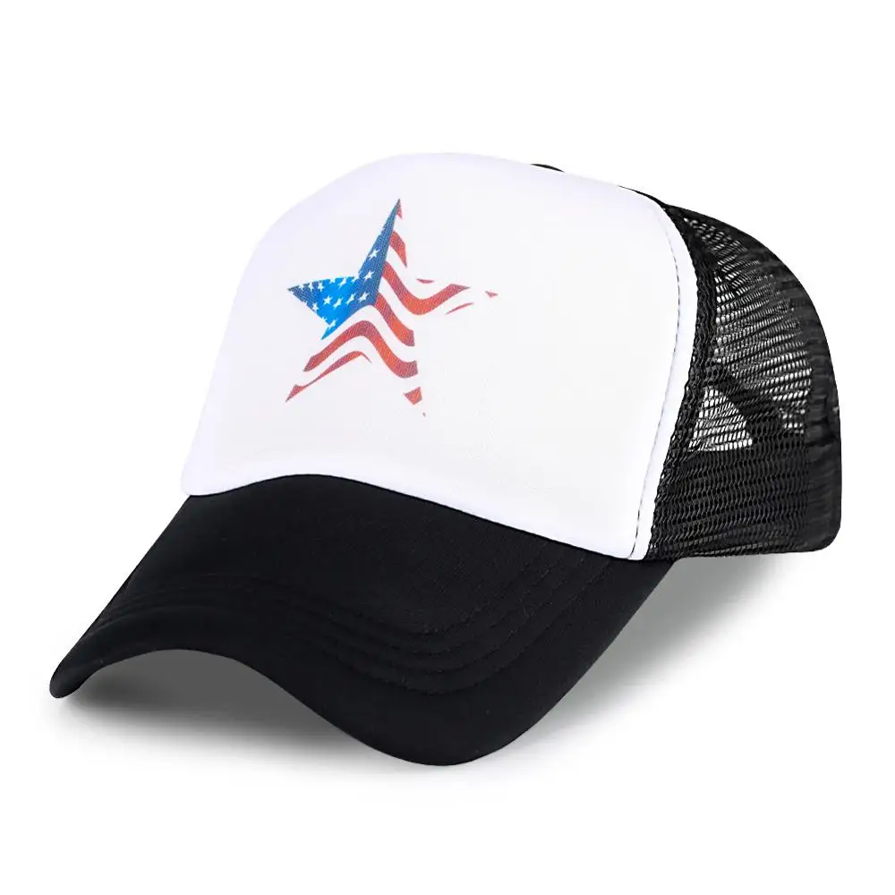 

K Pop Ameraican Flag Baseball Cap Trump 2020 Election Cap Print Pattern Bone Hip Hop Fashionable Outdoor Visor Sunhat Casual Hat