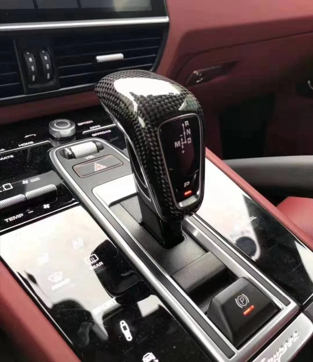Для Porsche Cayenne матовый черный подшипниковый цельнокроеный рычаг рукоятки крышки рамы Trimcarbon fiber Fit