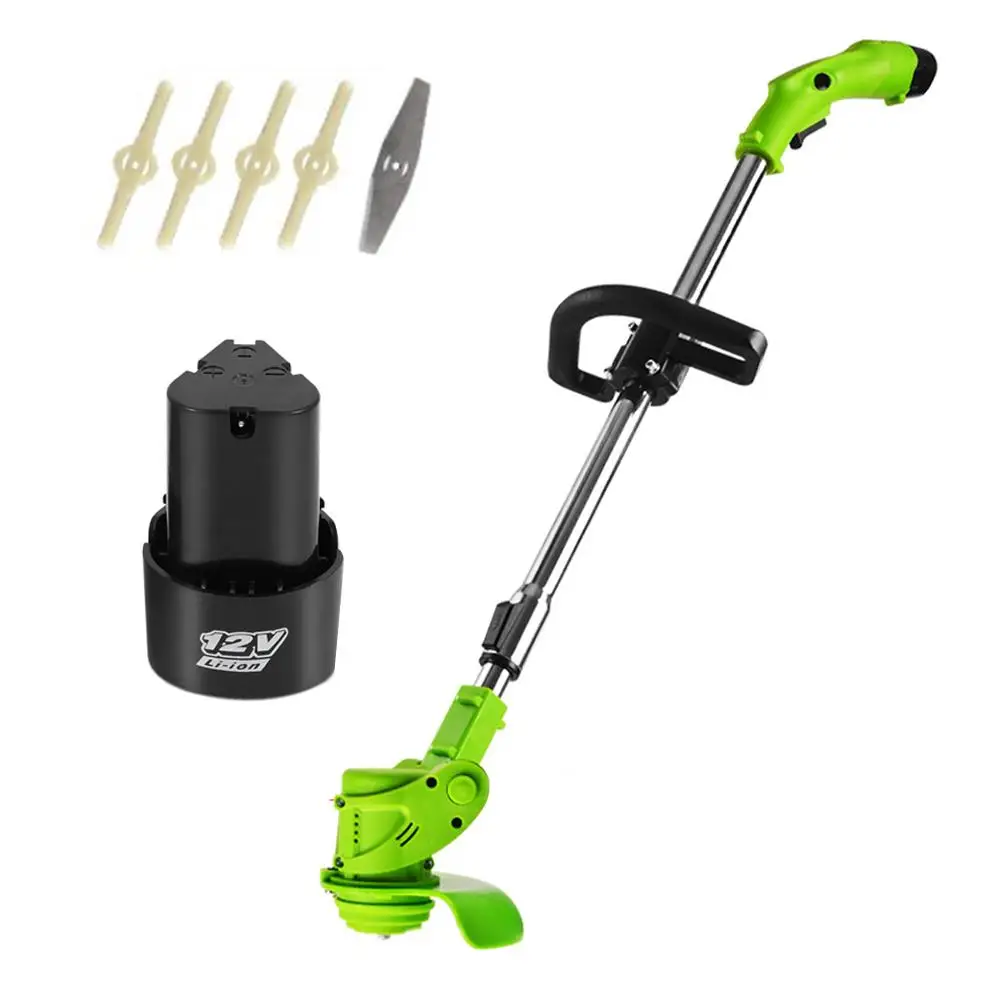 

Electric Cordless String Trimmer Edger Household Small Multi-functional Lawn Mower Gardening Tools Machine US Plug