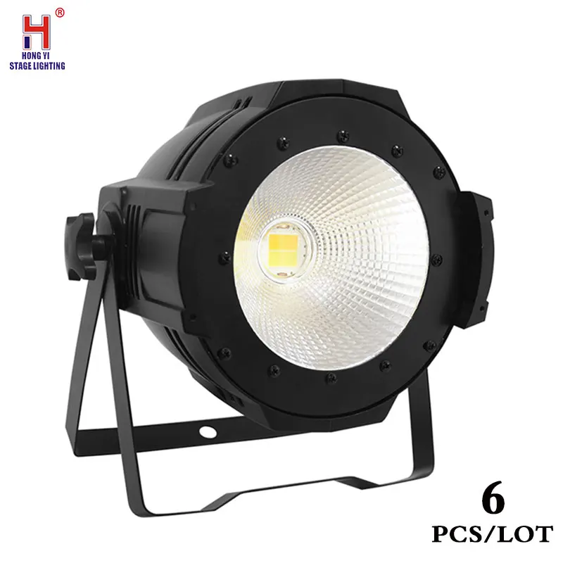 

LED COB Par Light 100W High Power Aluminium White Dj Disco DMX Led Beam Wash Strobe Effect Par Lights (6pcs/lot)
