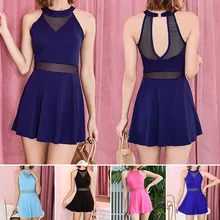 Одноцветный Цельный купальник, купальные костюмы, Раздельный тип, женская мода, регулируемое эластичное бикини, консервативная юбка для девушек