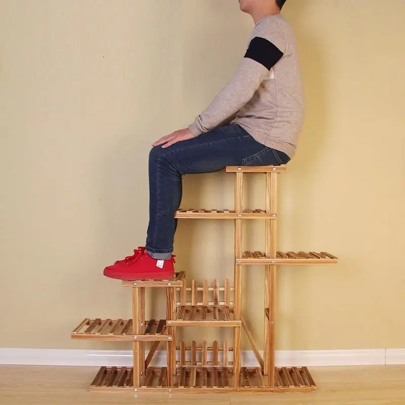 Для Repisa Para Plantas Wood Varanda Terraza Etagere Pour Plante Balcony Stojak Na Kwiaty полка напольная Цветочная