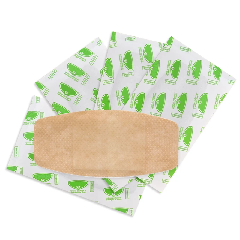 Cinta transpirable impermeable para hemostasia, vendajes adhesivos, botiquín de primeros auxilios para niños, Unisex, envío gratis, 50 Uds.