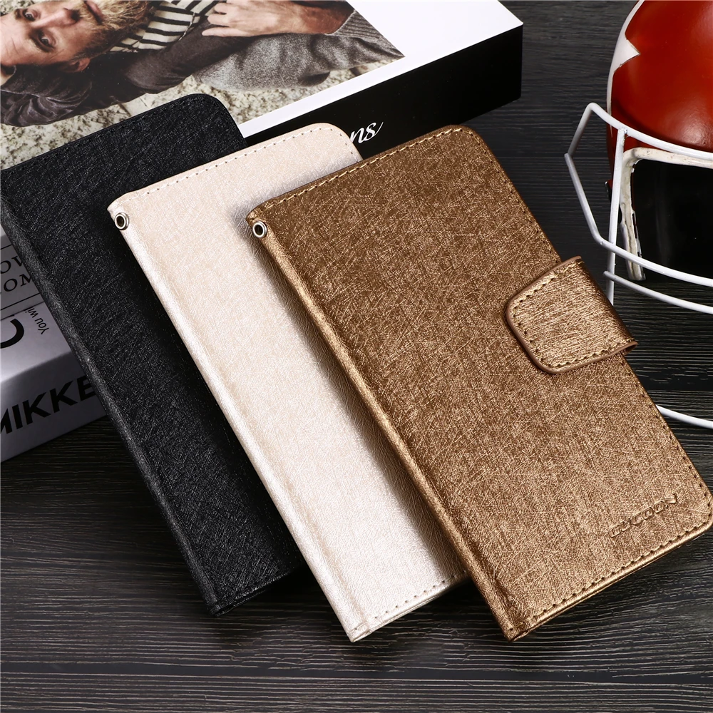 

GUCOON Silk Pattern Case for Leagoo M11 M12 M13 Power 2 Pro S11 T8 T8s Z10 PU Leather Book Flip Phone Cover Wallet Bag Purse