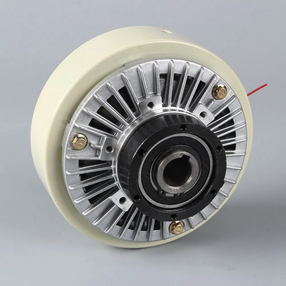 10 кг 100Nm DC24V полый вал магнитный порошок сцепления обмотки тормоза для контроля натяжения мешков печати упаковки крашения машины