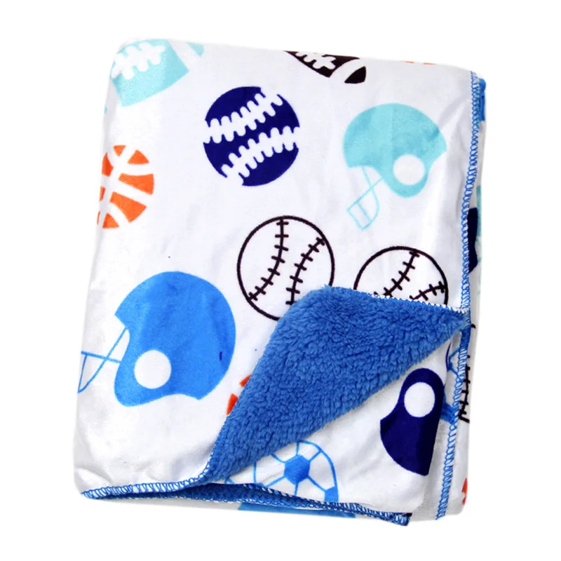 Детское одеяло подгузники из муслина, мягкое постельное белье с мультяшным принтом, детское Пеленальное Одеяло для новорожденных, Фланелевое хлопковое детское одеяло для кровати s - Цвет: PJ3707I