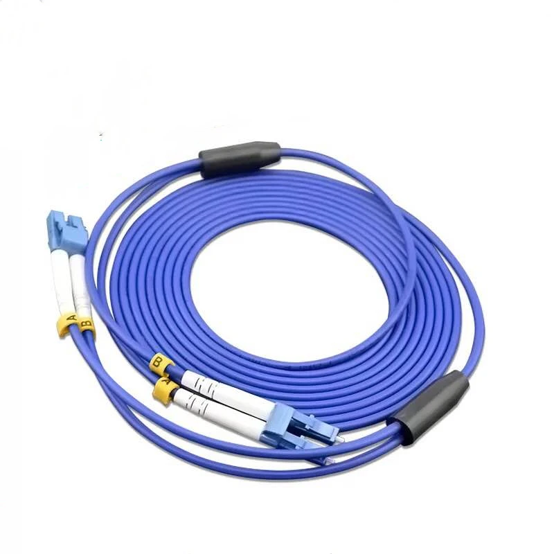 

Armored Cable Fiber Optic Patch Cord LC-LC UPC SM 9/125 Duplex Fiber Cable