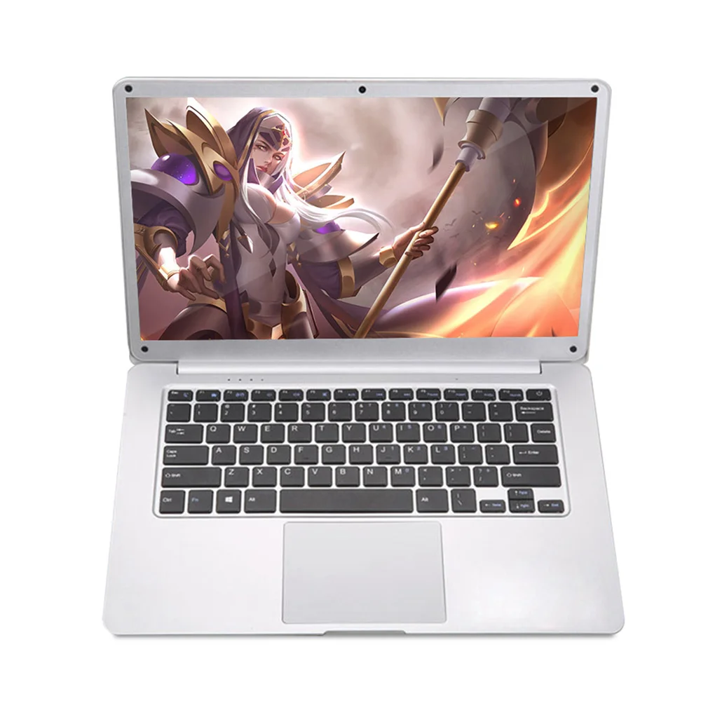 Silver 4G-64G Newest 14" Ultra-thin Laptop Intel E8000 Quad Core 4G+64G SSD M.2 Computer WiFi Bluetooth HDMI Movie/Sport/Gamin Notebook - Цвет: Silver 4G-64G
