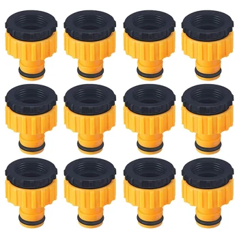 

12-Piece Hose Connection Tap Connection, for Threaded Tap, 2 in 1 Tap Adapter