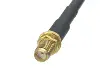 UHF SO239 female to SMA female bulkhead straight crimp RG58 cable RF  jumper pigtail 4inch~10FT ► Photo 2/3