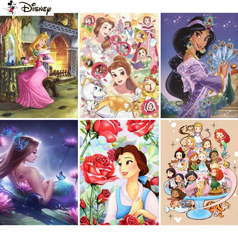 cuadro diamantes princesas disney - Buy Other collectible objects on  todocoleccion