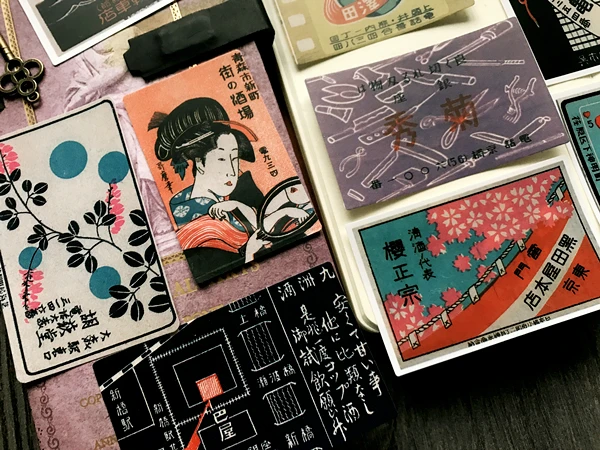 16 шт./упак. Винтаж Японский Ukiyo Плакаты стикер набор для скрапбукинга альбом мусорный планировщик журнал Декор стикер s