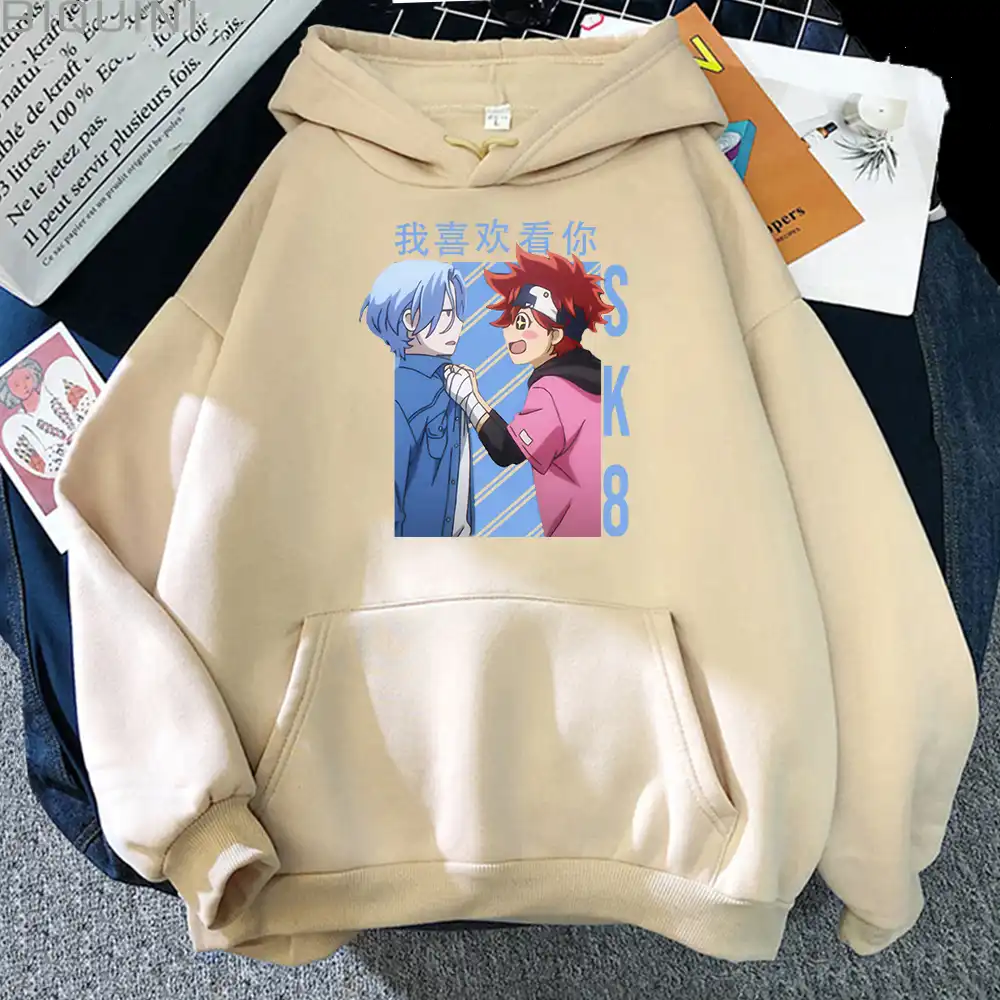 アニメパーカーsk8インフィニティlangaプリントパーカーユニセックススウェットスケートボードカジュアルプルオーバーストリート日本人男性パーカー パーカー スウェット Aliexpress