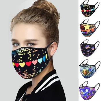 

Scarf Adults Disposable Cloth Fashion 3ply Ear Loop Scarf Women Men Black Foulard Cheveux Повязка На Голову Sunscreen