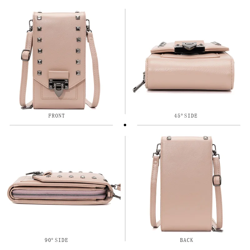 New Trend Messenger Bag For Women Shoulder Phone Bags Crossbody Wallet Coin Purse Ladies PU Leather Female Handbag