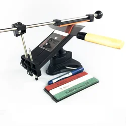 Affûteur rotatif 360 en acier inoxydable, affûteur rapide à angle fixe, affûteur professionnel 