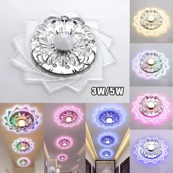 

20cm 3W Surface/Flush Mounted City Crystal LED Ceiling Light Fixture Lamp