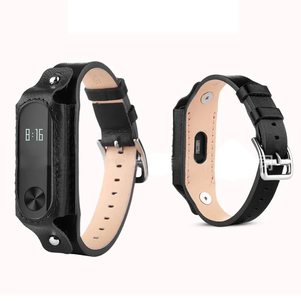 

Professional Bracelet Replacement Leather Watch Strap For Xiaomi Mi Band 3 Strap Bracelet Wristband Straps Multicolor
