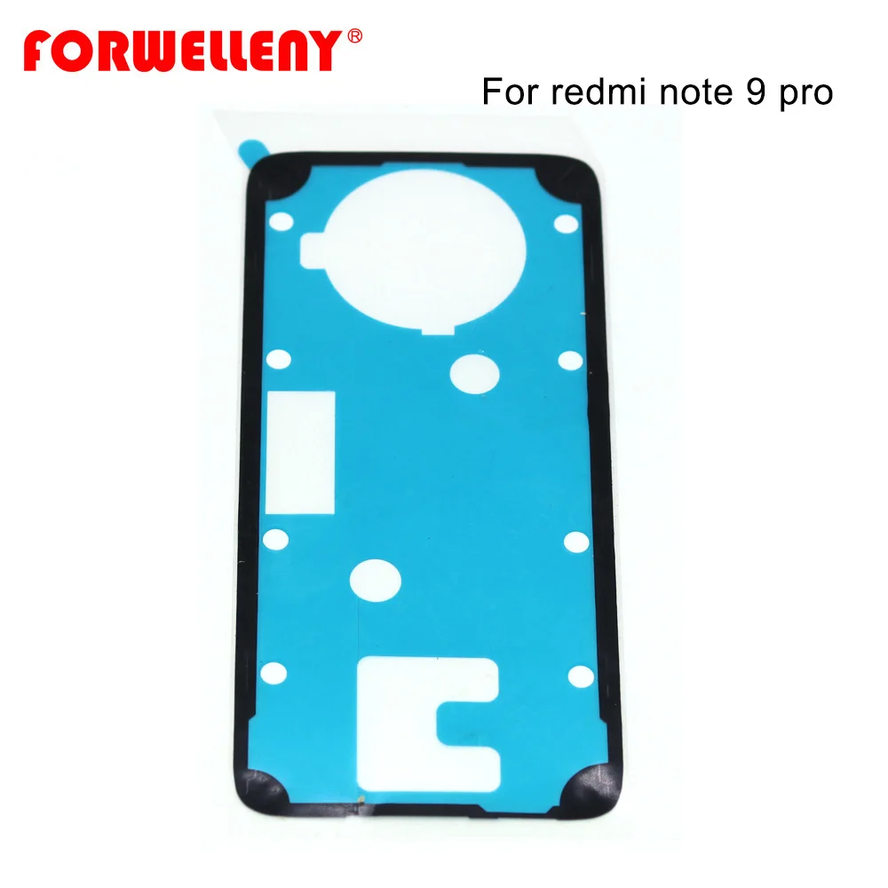 For Redmi Note 9 Pro 9S Back Glass Cover Adhesive Sticker Stickers Glue Battery Door Housing | Мобильные телефоны и