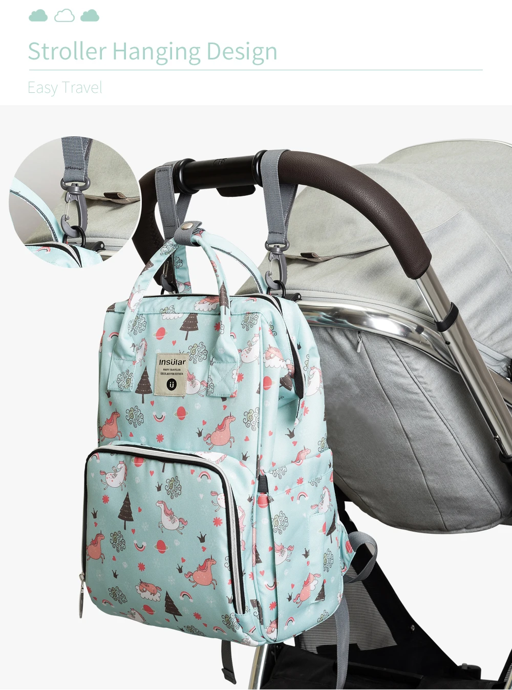 insular backpack diaper bag