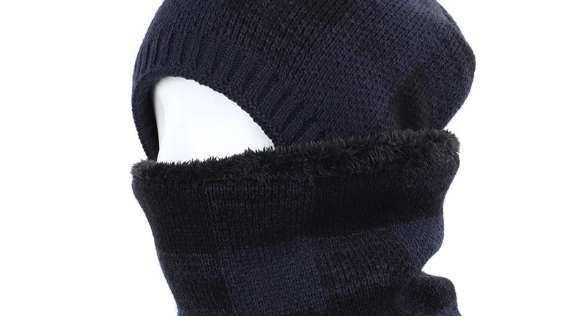 Комплект из 2 предметов, зимнее кольцо для шляпы, шарфы, Skullies Beanies, мужская и женская вязаная шапка, шарф, зимняя шапка, s, шапка, шерстяные меховые шапки