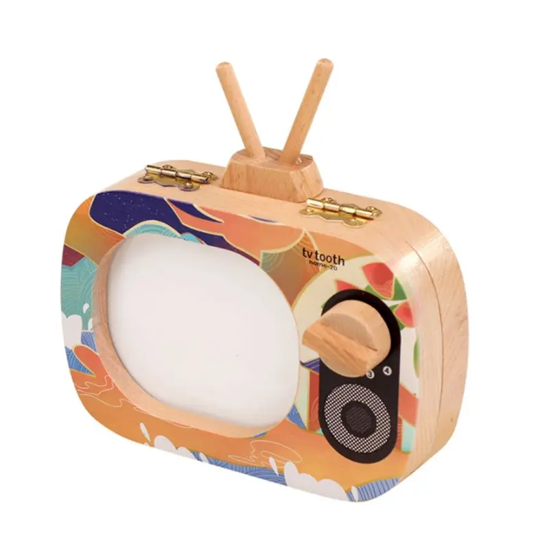 Форма TV детские молочные зубы коробка для хранения детей запоминающее устройство Сувениры органайзер для выращивания память