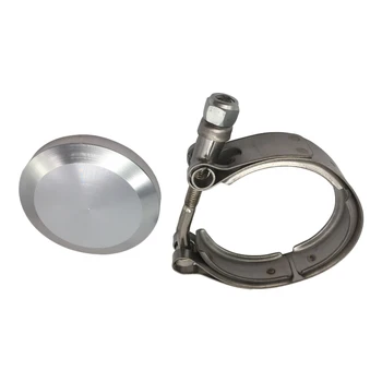 

50mm BOV Block Off Plate Cap Flange Adapter Plug Blanking Plate Clamp