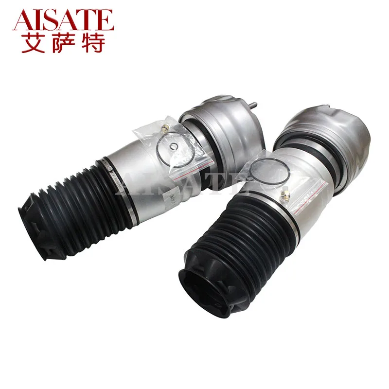 

Pair For Porsche Panamera Front Air Suspension Spring Bag Air Ride Bellows W/O Electronic Sensor 97037305134 97034305209