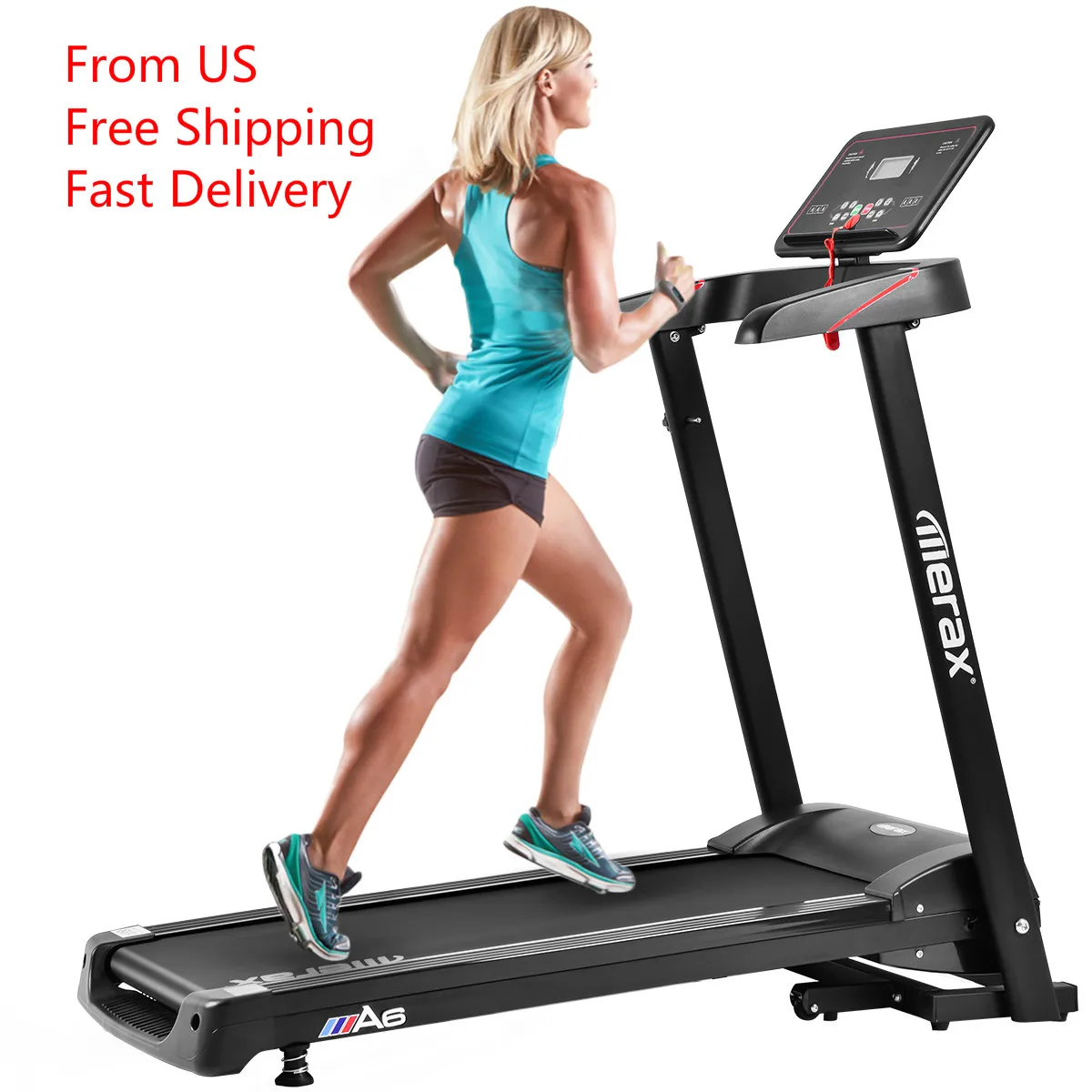

1~12.8 KM/H Digital 4 Quick Speed Control Treadmill Foldable Home Gym Treadmill LCD Display Treadmill Fitness Equipments