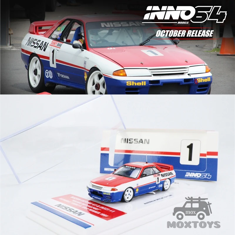 Inno 1 64 Nissan Skyline Gt R R32 1 Motorsport Bathurst Tooheys Diecast Model Car Diecasts Toy Vehicles Aliexpress