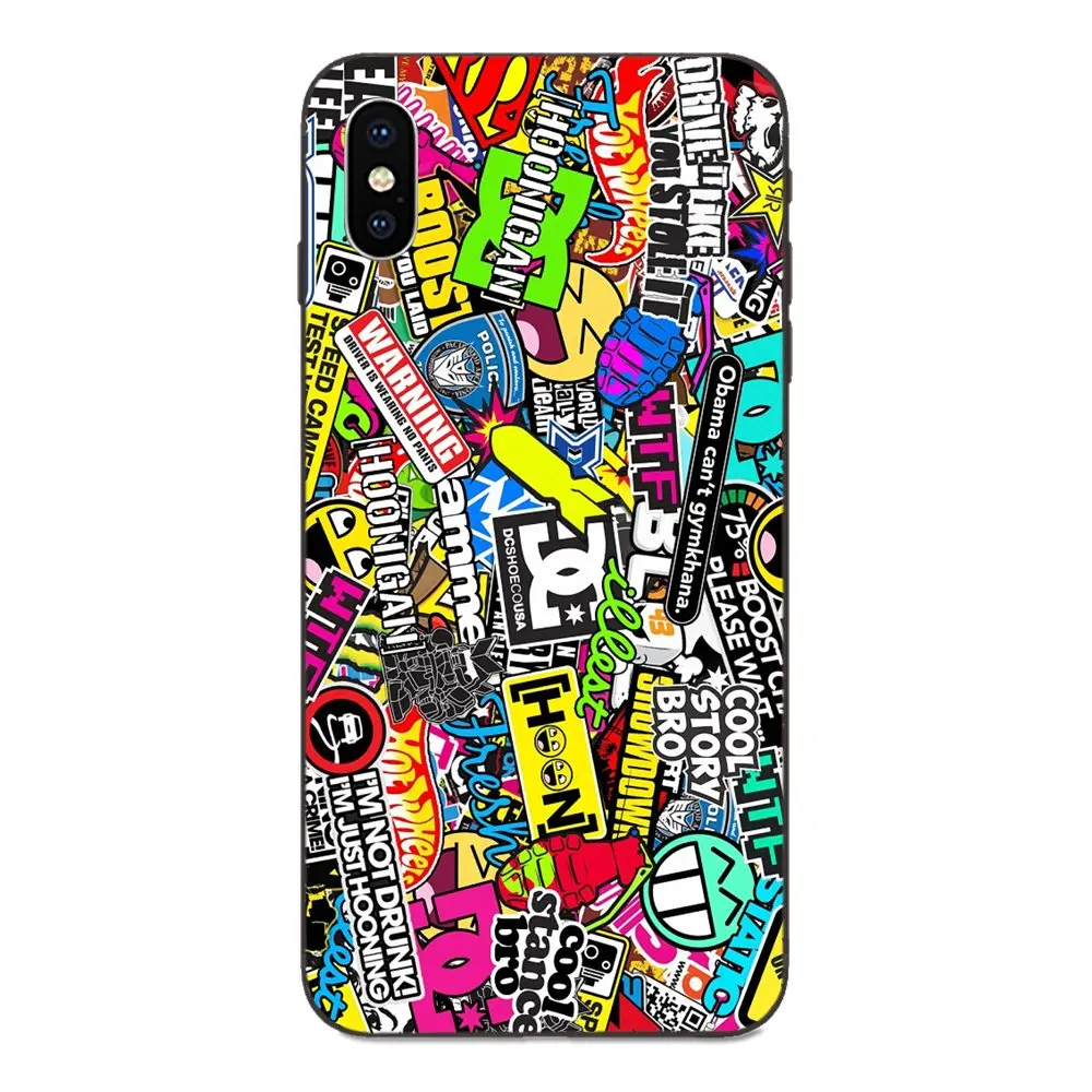 Для Samsung Galaxy A3 A5 A6 A6s A7 A8 A9 A10 A20E A30 A40 A50 A60 A70 звезды плюс мягкие прохладные парусиновые тапочки лучший чехол Стикеры бомба - Цвет: as picture
