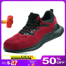 Мужская Уличная обувь больших размеров; Рабочая обувь; Мужская камуфляжная защитная обувь со стальным носком; дышащая обувь с защитой от проколов