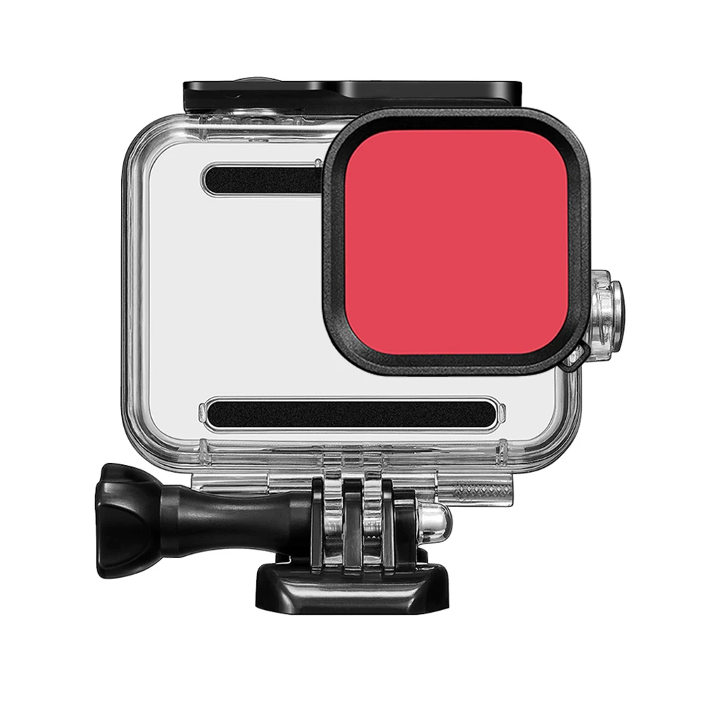 Водонепроницаемый чехол+ противотуманная пленка+ 3 шт набор фильтров для Gopro Hero 8 OC