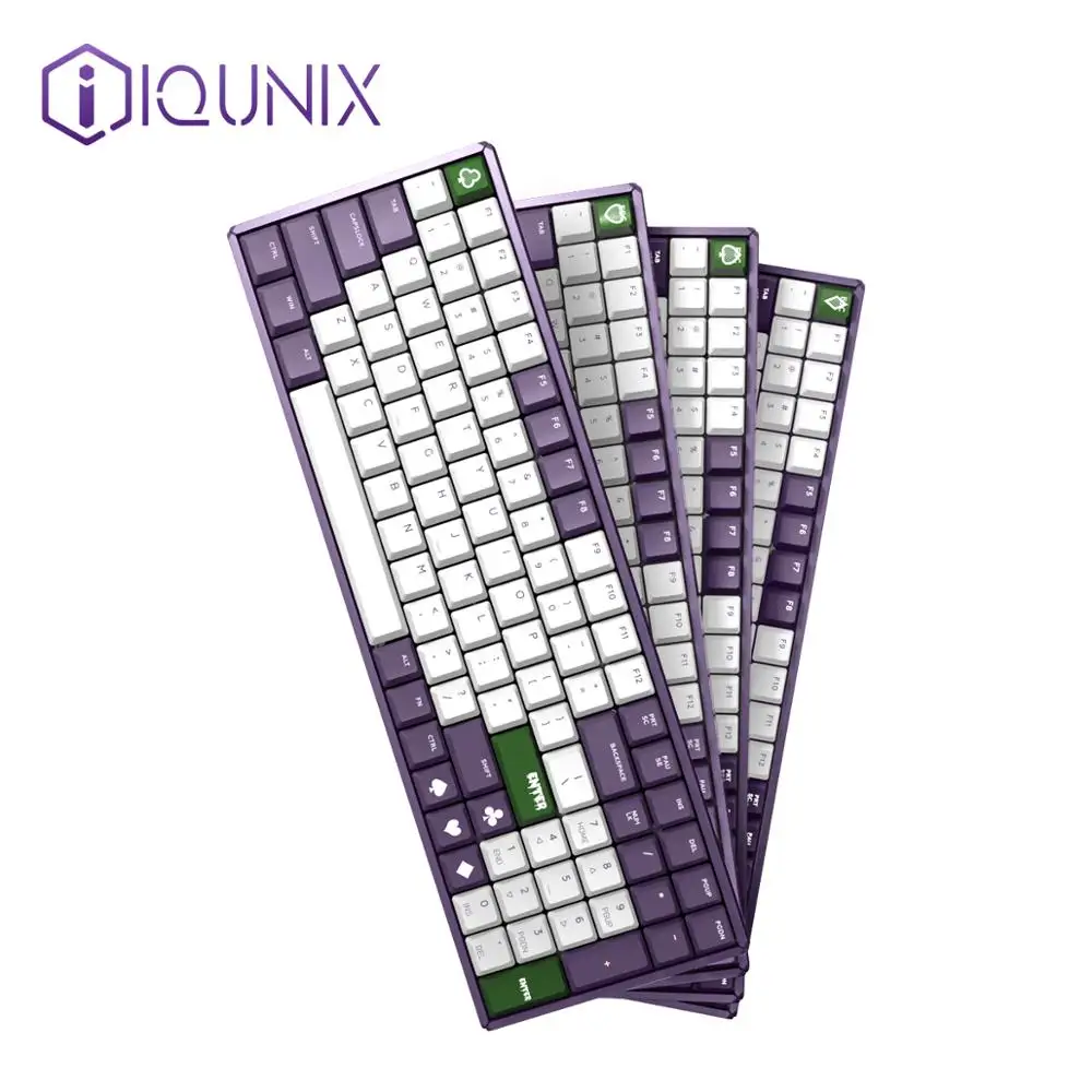 IQUNIX F96-JOKER беспроводная RGB подсветка алюминиевая механическая клавиатура 100 PBT колпачки CHERRY MX переключатели NKRO игровая клавиатура