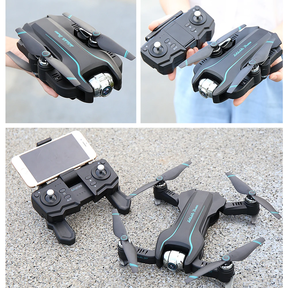 S17 Drone 4K camera HD 1080P WIFI FPV drone height maintenance quadcopter fixed-point surround RC helicopter drone camera dron