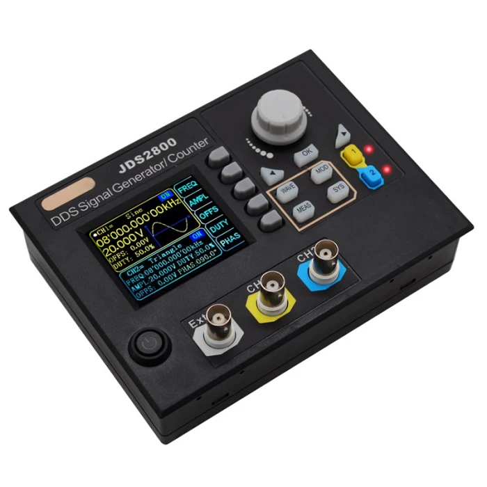 JDS2800 60 МГц генератор сигналов цифровой Управление двухканальный DDS генератор произвольных частотомер_ недель