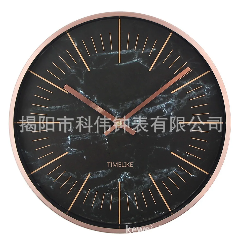 Outdoor Iron Art Garden Hour Creative Fashion Double-Sided Wall Clock Metal Clock Rooster Bell Modeling