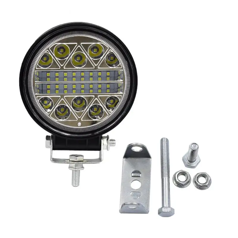 1 Pc 102W LED Light Round Work Lamps Waterproof Car Dome Light for Off-Road Motorcycle